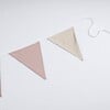 Vlaggenlijn Canyon Stroll | Pastel kleur (Roze / Beige / Neutraal / Aarde tinten) slinger met driehoek vlaggetjes gemaakt van stof