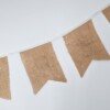 Vlaggenlijn jute, vaandel vlaggetjes, 5 en 10 meter