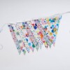 Vlaggenlijn Splatter of Colors | Kleurrijke slinger met vlaggetjes gemaakt van stof