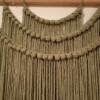 Wanddecoratie Macramé mint groen