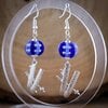 Wintersport & Ontspanning, handgemaakte sieradenset met ketting en ski oorbellen