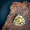 Aards & Tijdloos, Echinoid Fossiel Statement Ketting