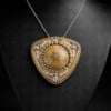 Aards & Tijdloos, Echinoid Fossiel Statement Ketting