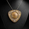 Aards & Tijdloos, Echinoid Fossiel Statement Ketting