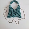 Gehaakte crossbody tas | Donkergroen