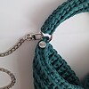 Gehaakte crossbody tas | Donkergroen