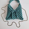 Gehaakte crossbody tas | Donkergroen
