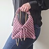 Gehaakte crossbody tas | Glitter lila
