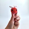 Gehaakte sleutelhanger | Valentijns bij