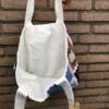 Gehaakte tas van granny squares, totebag, nieuw