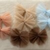 Haarclip tule strik op alligatorclip (sierlijk, feestelijk, bruidsmeisje)