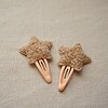 Haarspeld ster wol mini