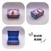 Handgedecoreerde bamboe sieradendoos ‘Girl on a swing’