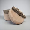 Handgemaakte Opbergmand met Deksel Ø24 cm