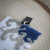 Ijsbloemen & Winter, peyote armband met winterster design