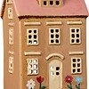 Keramieken Huisje met Bloemetjes