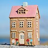 Keramieken Huisje met Bloemetjes