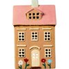 Keramieken Huisje met Bloemetjes