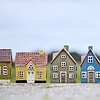 Keramieken Huisje Roze