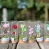 Micro gehaakte kersenbloesem broche