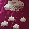 Lieve baby geboortewolk - kraam cadeau - custom