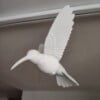 Magnetic hummingbird window art