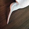 Magnetic hummingbird window art - White