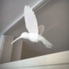 Magnetic hummingbird window art