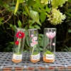 Micro gehaakte Klaproos Bloemenbroches