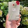 Micro Gehaakte klaprozen Boekenleggers