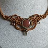 Misty – Unieke Micromacramé Ketting met Goudkleurige Accenten