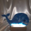 Nachtlampje 'walvis' - Personalisatie mogelijk