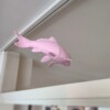 Pastel Pink Koi fish window art