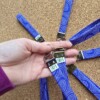 Sleutelhanger | polssleutelhanger | paars | handgemaakt | Atelier 904