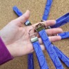 Sleutelhanger | polssleutelhanger | paars | handgemaakt | Atelier 904
