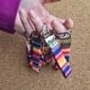 Sleutelhanger | polssleutelhanger | regenboog | handgemaakt | Atelier 904