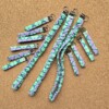 Sleutelhanger | polssleutelhanger | retro | paars, groen | handgemaakt | Atelier 904
