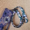 Telefoonkoord handgemaakt | retro | kleurrijk | blauw, lime groen | stoffen telefoonkoord | Atelier 904