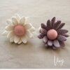 Vivy [haarelastiek bloem van wol]