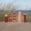 Vuurtorens waddeneilanden set van 5