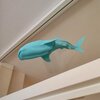 Whaleshark window art - Ocean blue