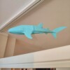 Whaleshark window art - Ocean blue