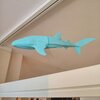 Whaleshark window art - Ocean blue