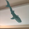 Whaleshark window art - Ocean blue