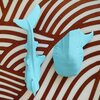 Whaleshark window art - Ocean blue