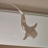 Whaleshark window art - White