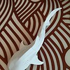 Whaleshark window art - White