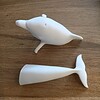 White dolphin window art