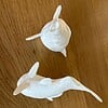 Magnetic Koi fish window art - White
