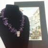Amethist ketting met kristallen hanger